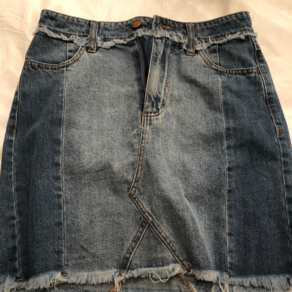 AFRM Jean Skirt Size 25